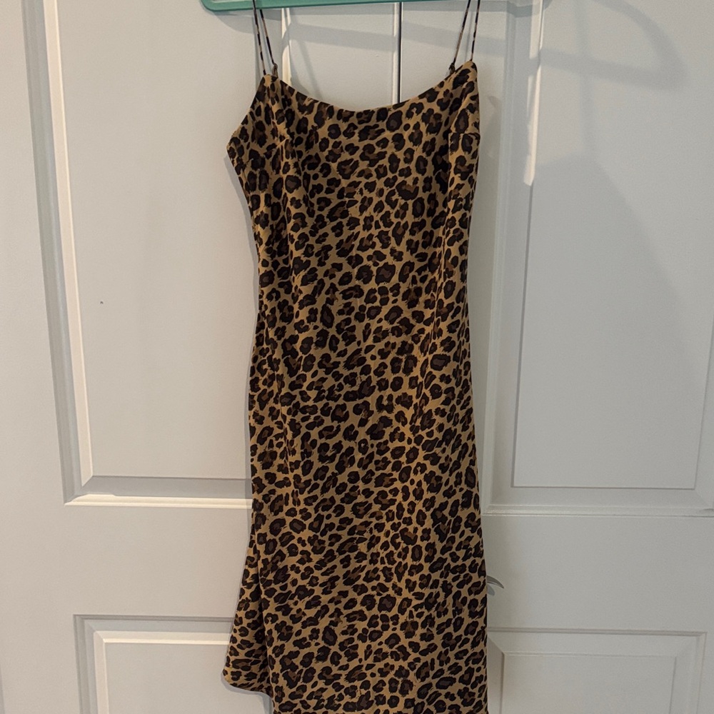 Abercrombie & Fitch Animal Print Mini Dress, Julia slip dress
